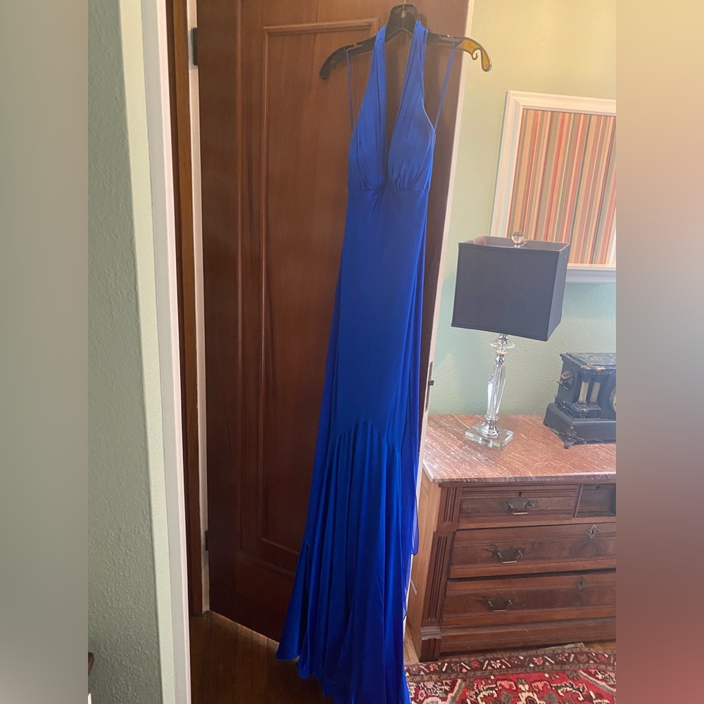 Royal Blue Floor Length Gown